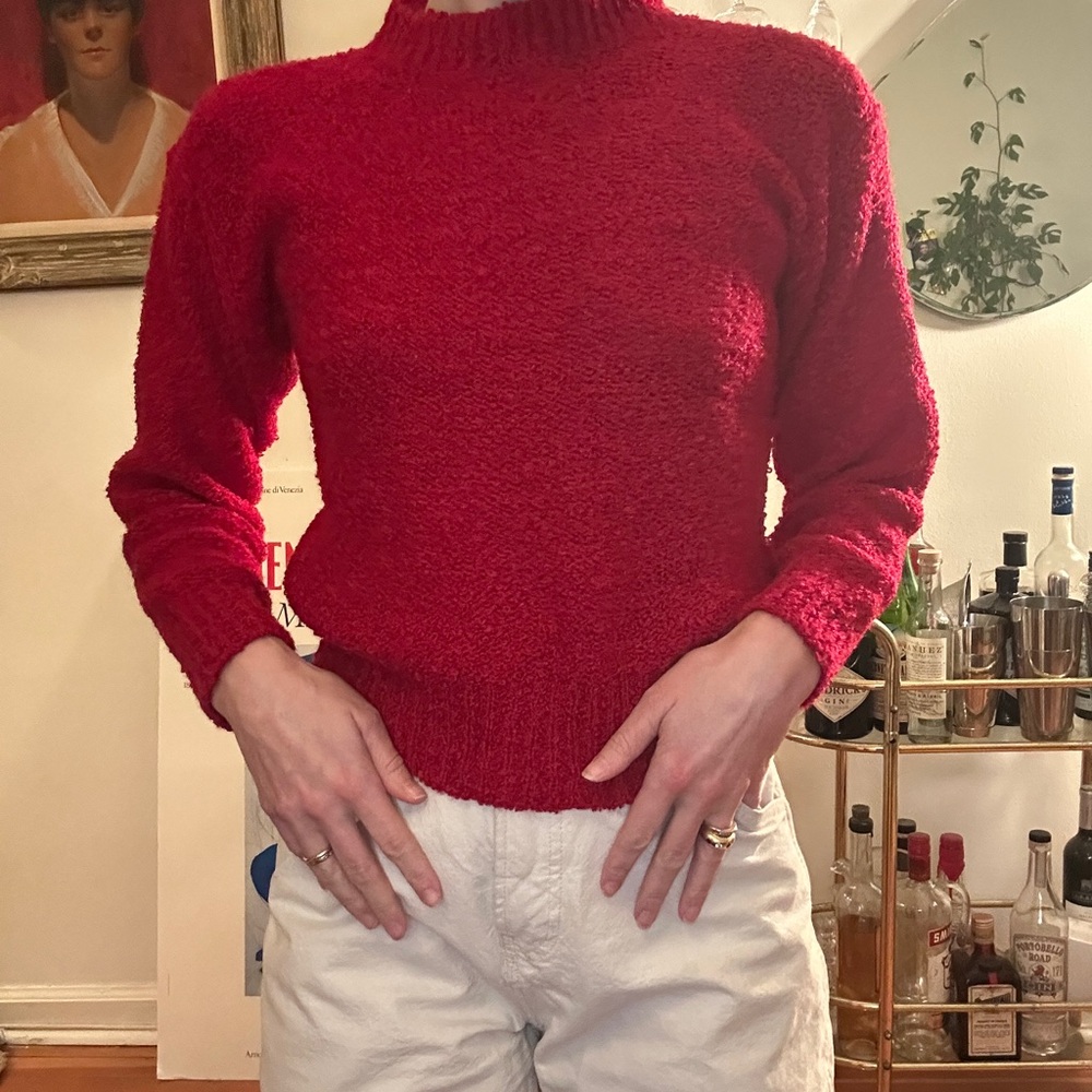 Red Knit Sweater